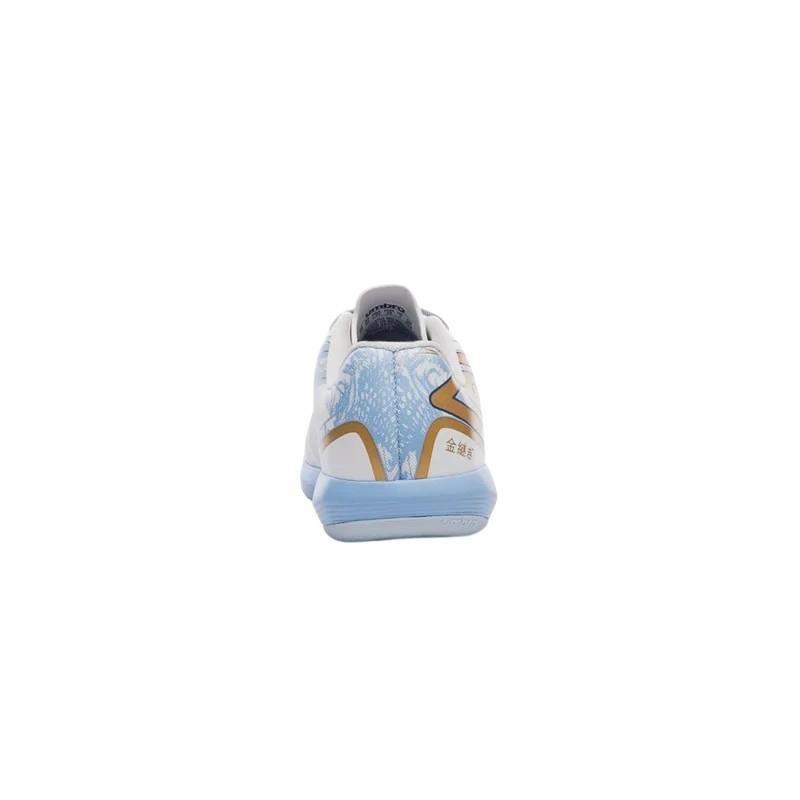 Chuteira Futsal Umbro Pro 5 Bump Kintsugi Branco/Dourado 4