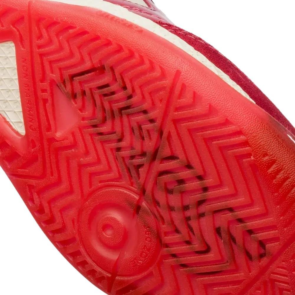 Chuteira Umbro Pro 5 Bump Vermelho/Bege 9