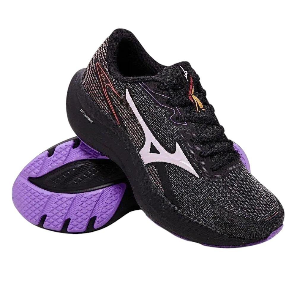 Tênis Mizuno Virtue 2 Preto/Roxo 2
