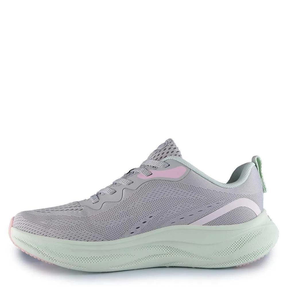 Tênis Skechers Cloud Cinza/Rosa 10