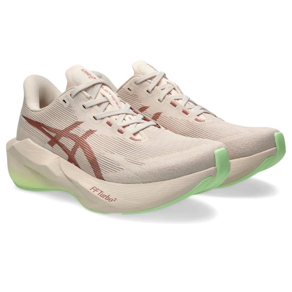 Tênis ASICS Novablast 6 Rosa/Verde 2