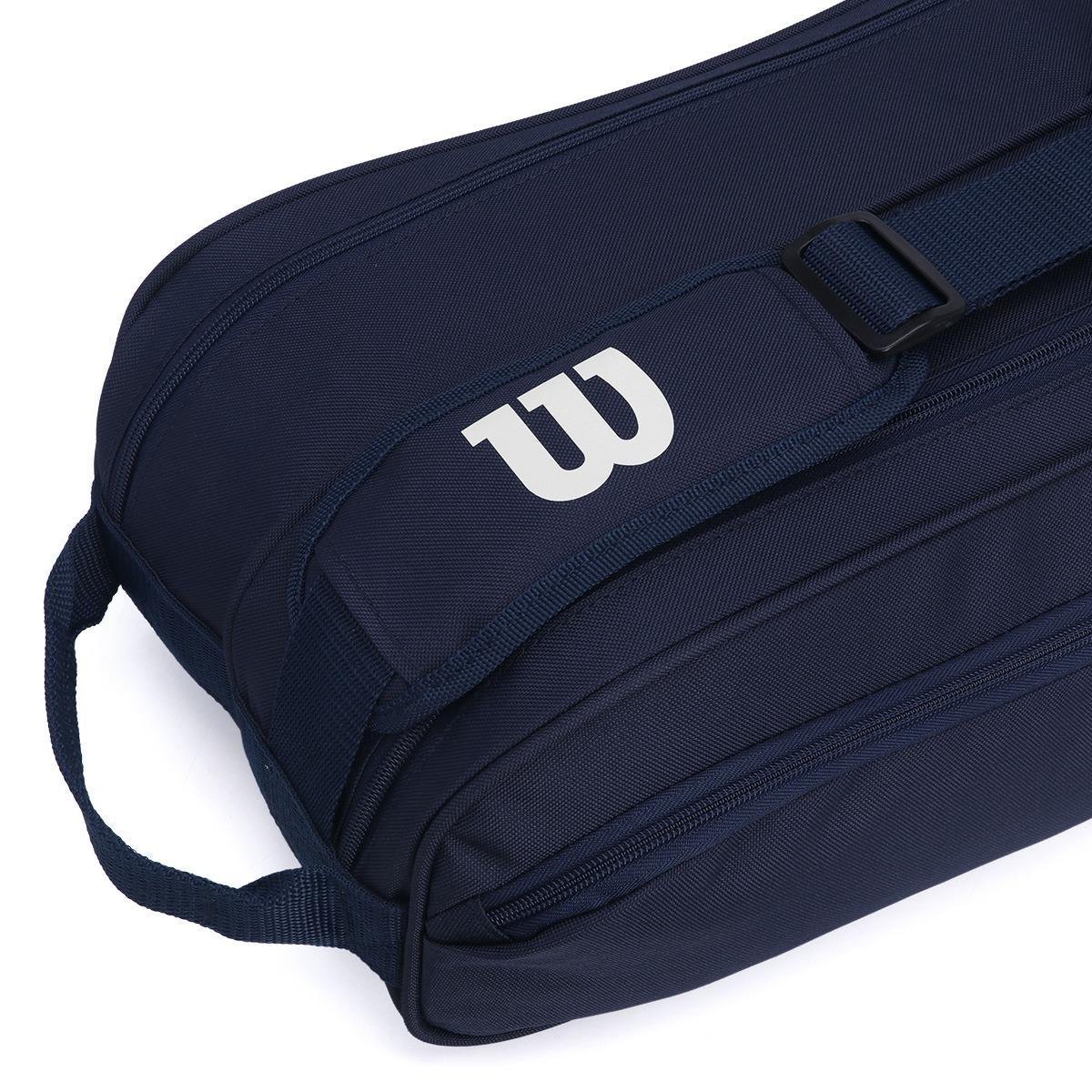 Raqueteira Wilson Advantage 6PK Azul 6