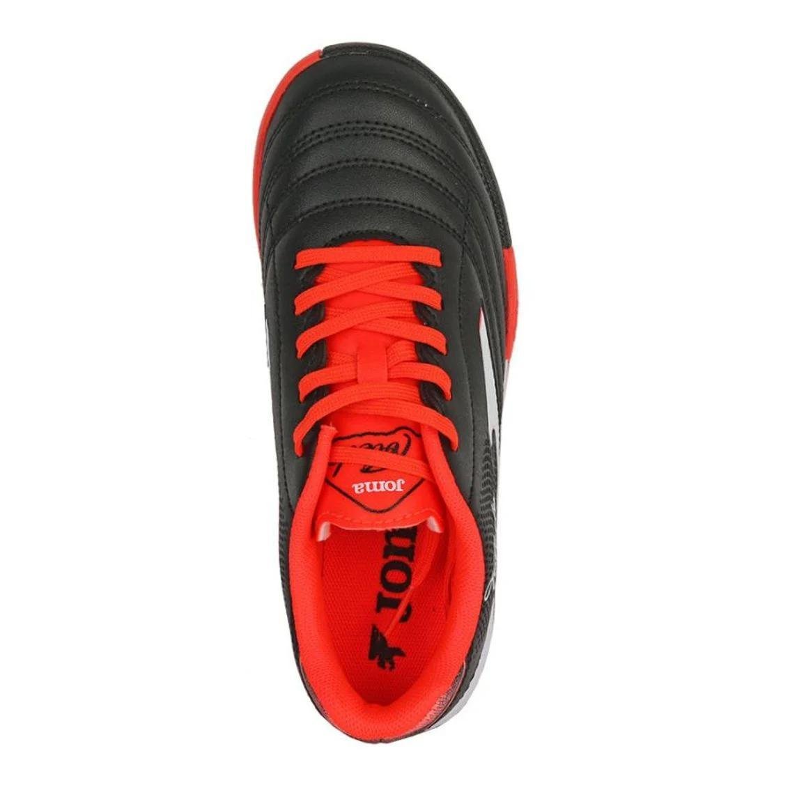 Chuteira Futsal Joma Rebound 2601 Preto/Vermelho 2