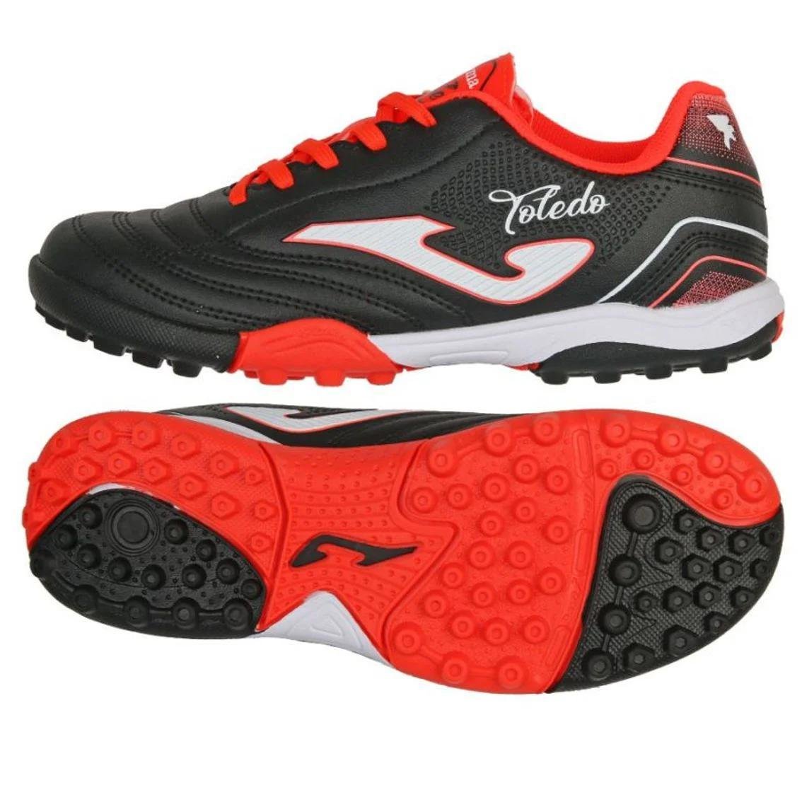 Chuteira Futsal Joma Rebound 2601 Preto/Vermelho 4