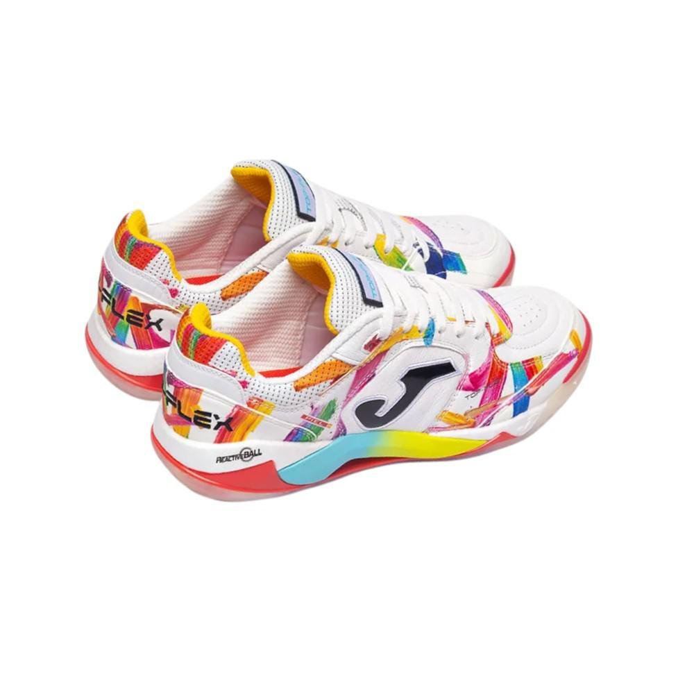 Chuteira Futsal Joma Top Flex Reactive Multicores 2