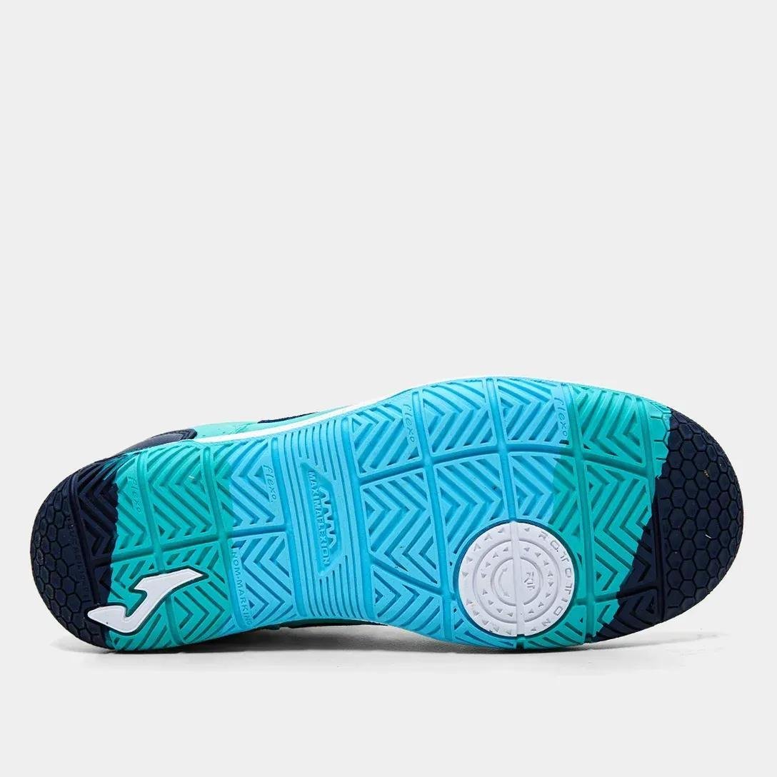 Chuteira Futsal JomaTop Flex Júnior Azul 4