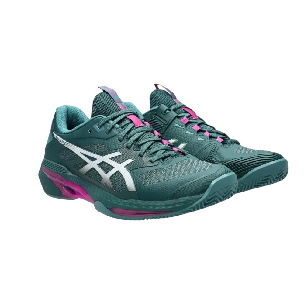 Tênis ASICS Solution Speed FF Clay Verde/Roxo 2