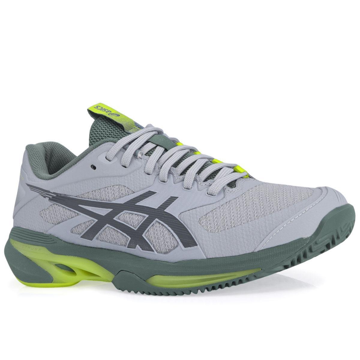 Tênis ASICS Solution Speed FF Clay Cinza/Verde 2