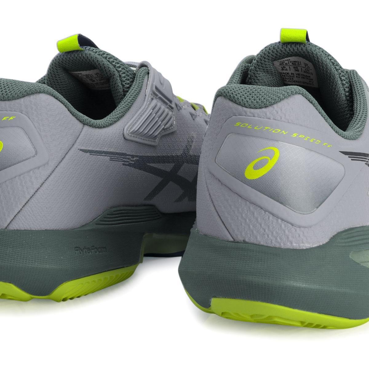 Tênis ASICS Solution Speed FF Clay Cinza/Verde 3