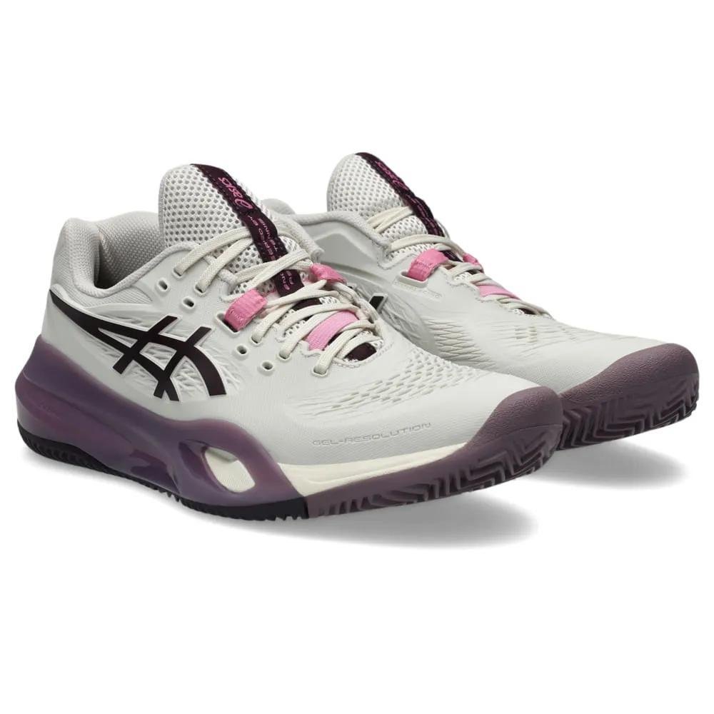 Tênis ASICS Gel-Resolution X Clay Branco/Roxo 2