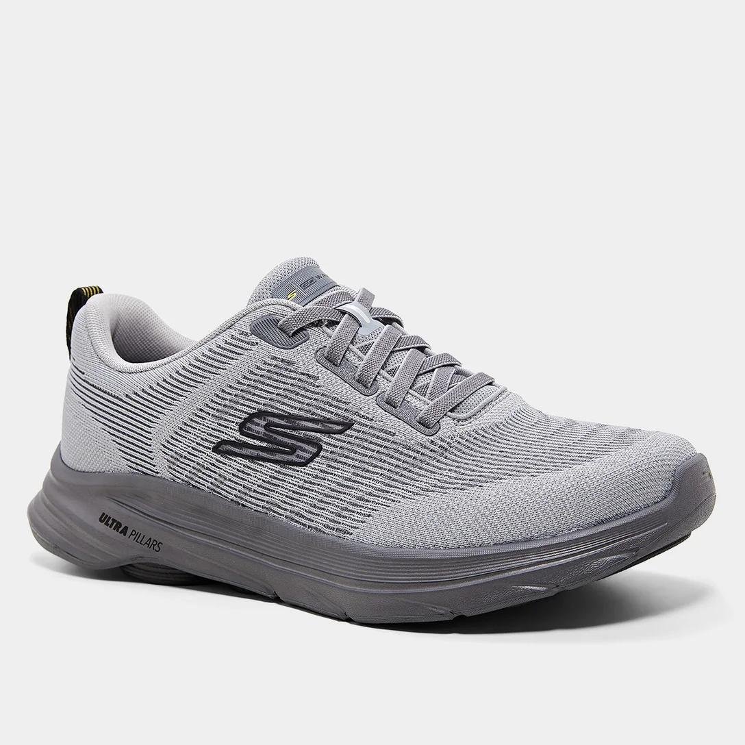Tênis Skechers Go Walk 8 Day Cinza 2