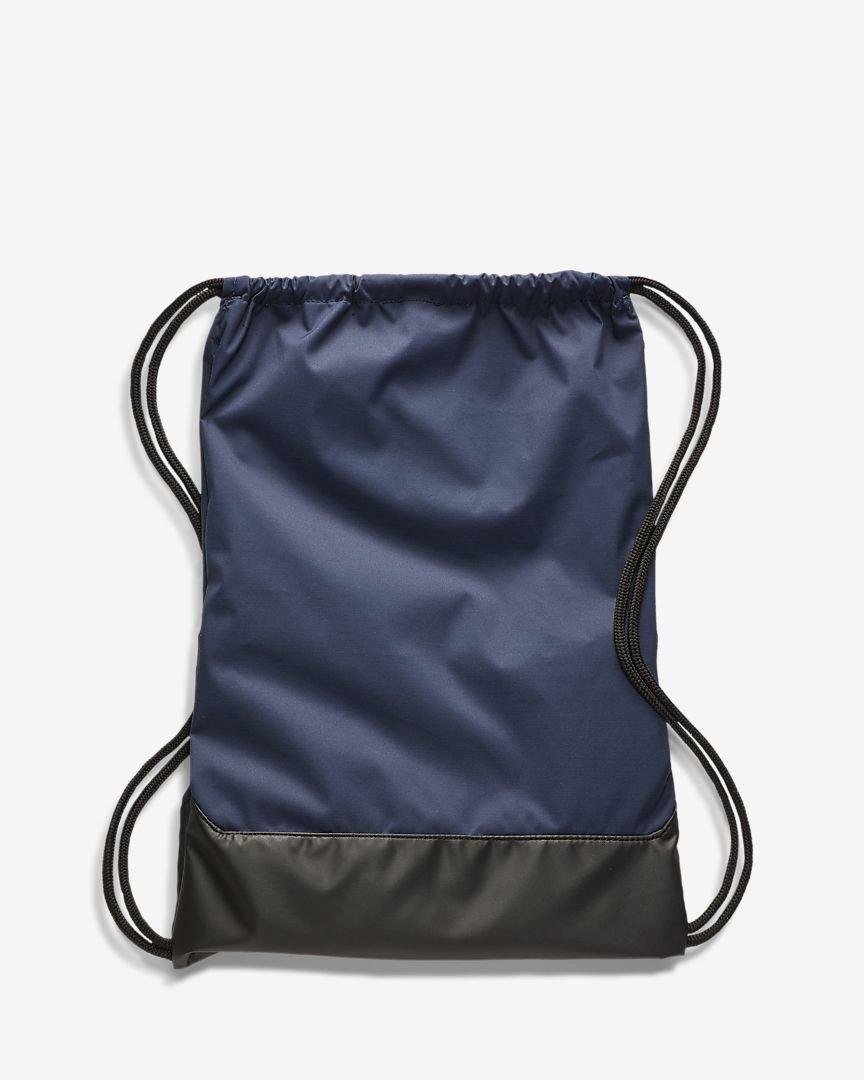 Mochila Nike Brasilia Training Gymsack 9L Azul/Preto 3