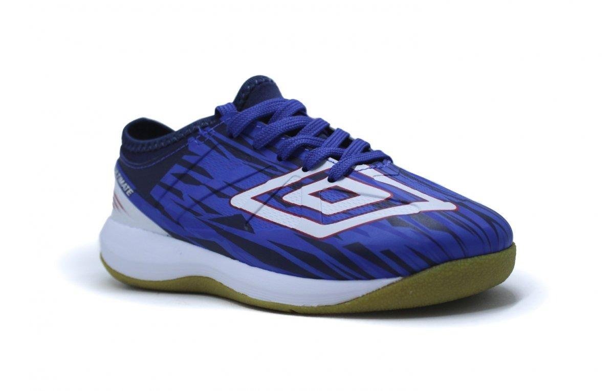 Chuteira  Futsal Umbro Ultimate Jr Azul/Preto 2