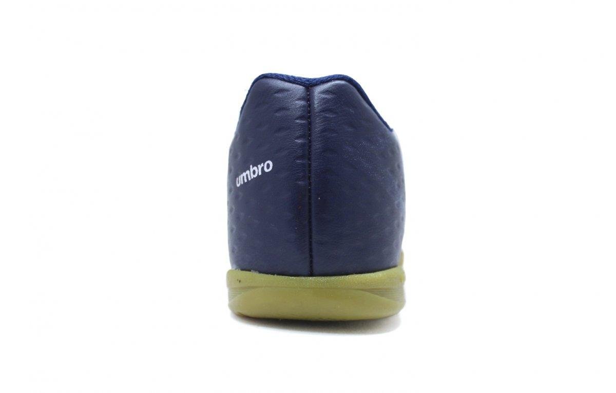 Chuteira futsal Umbro Warskin Jr infantil - unissex - vermelho e azul marinho Vermelho/Azul 3