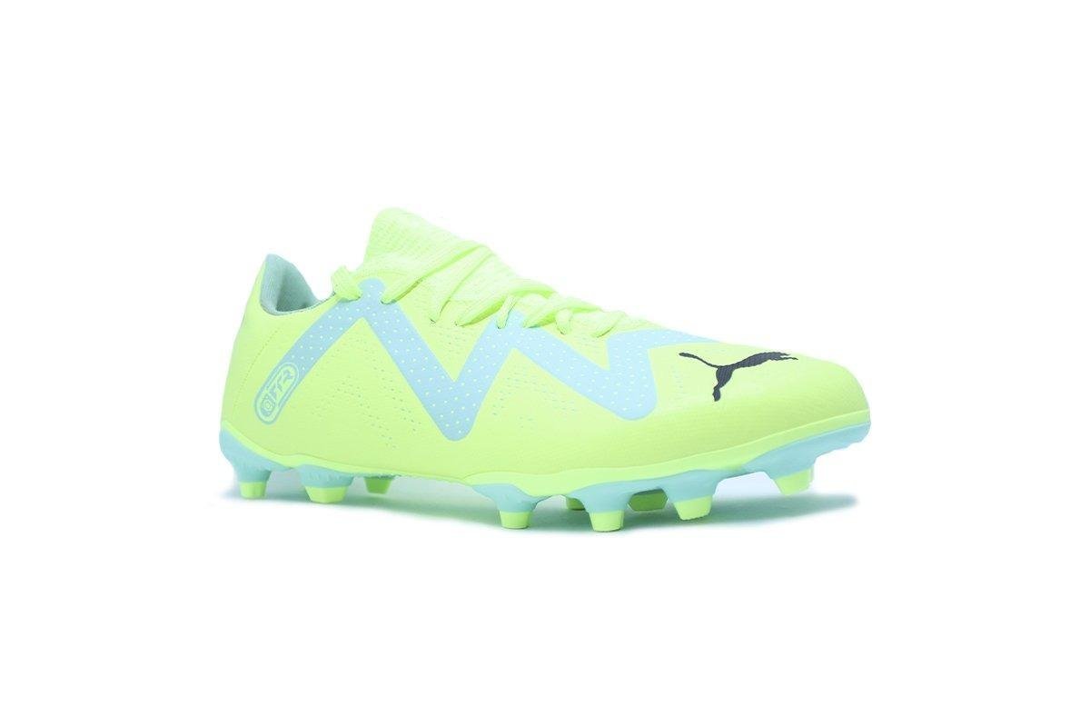 Chuteira campo Puma Future Play - unissex - amarelo e verde Amarelo 2