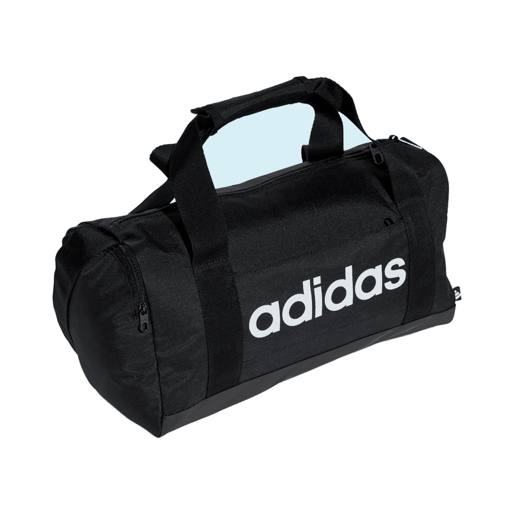 Bolsa Adidas Duffel Linear Extra Small Preto 3