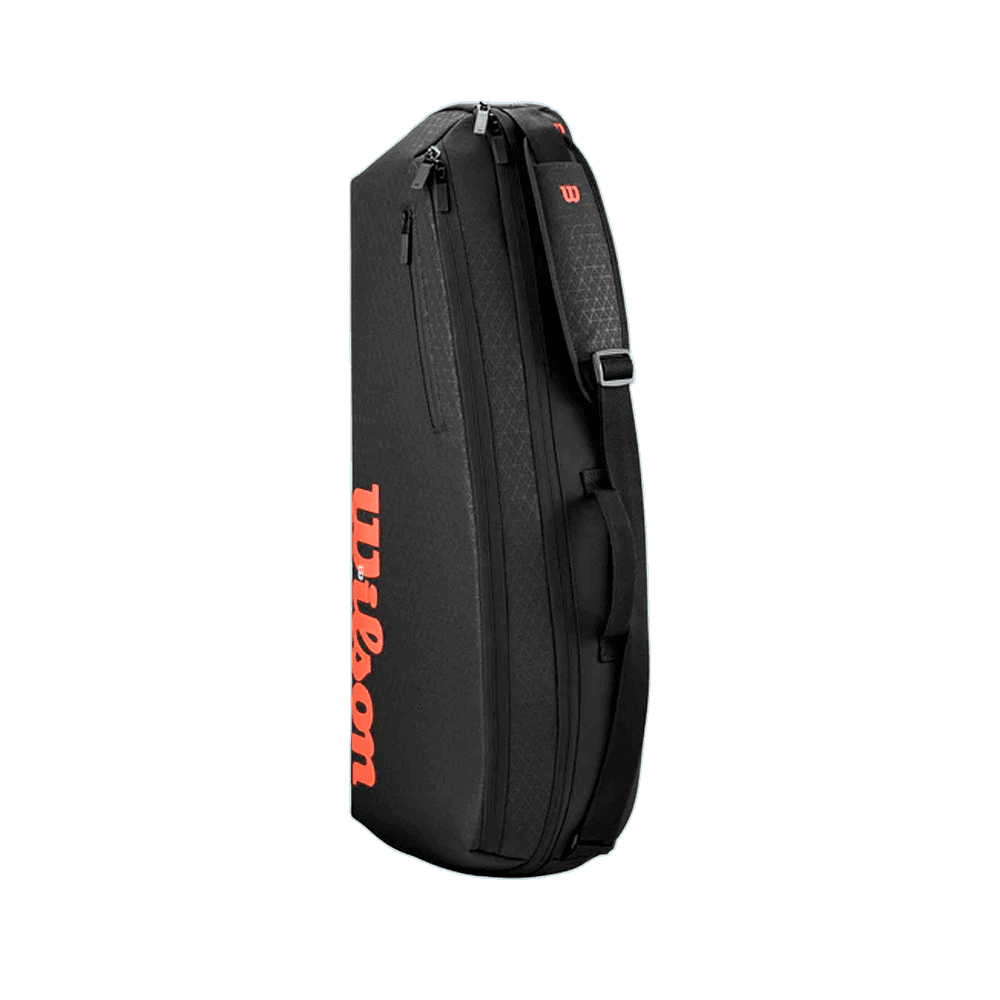 Raqueteira Wilson Clash v3 Super Tour 3 Pack Preto/Vermelho 6