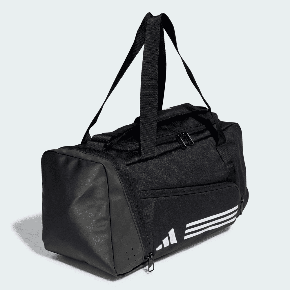 Bolsa Duffel Adidas Essentials Três Listras Preto 3