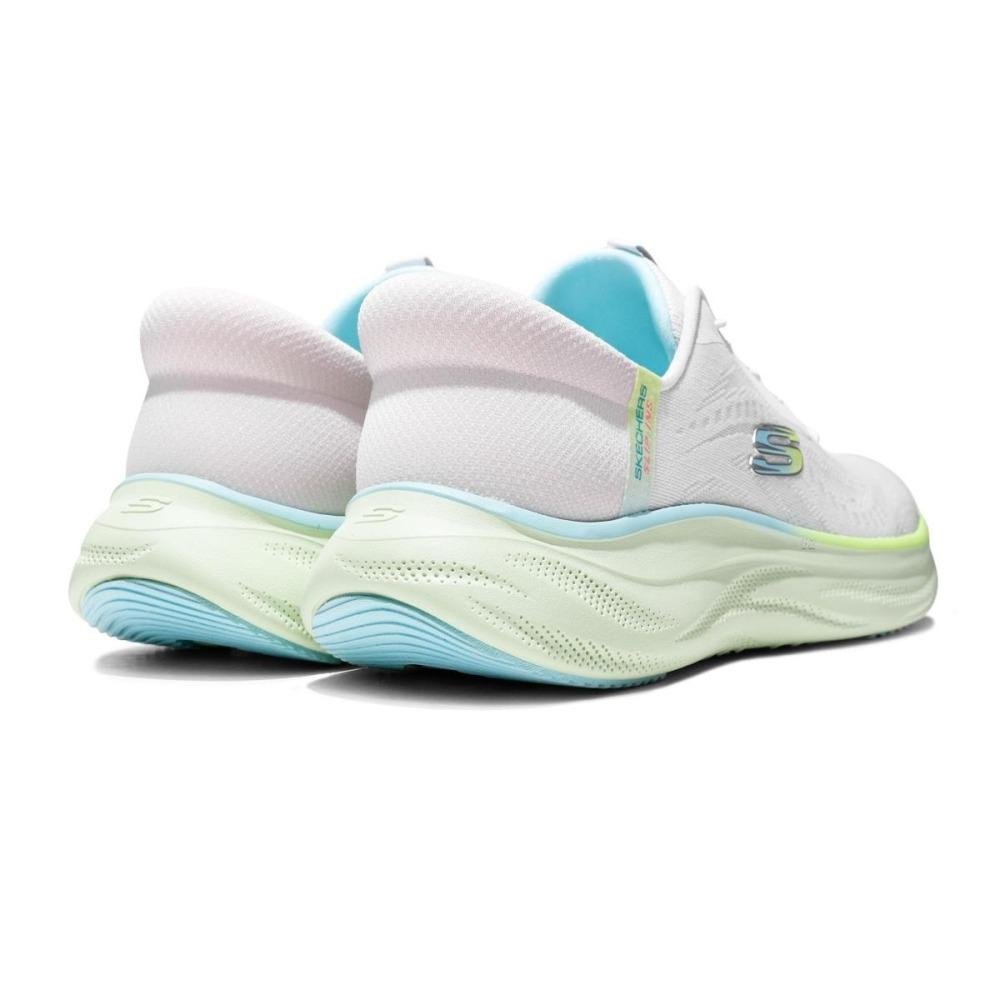 Tênis Skechers Cloud Perfectly Plush Roxo/Amarelo 5