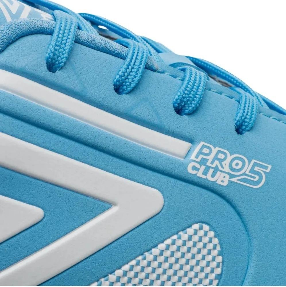 Chuteira Society Umbro Pro 5 Azul 9