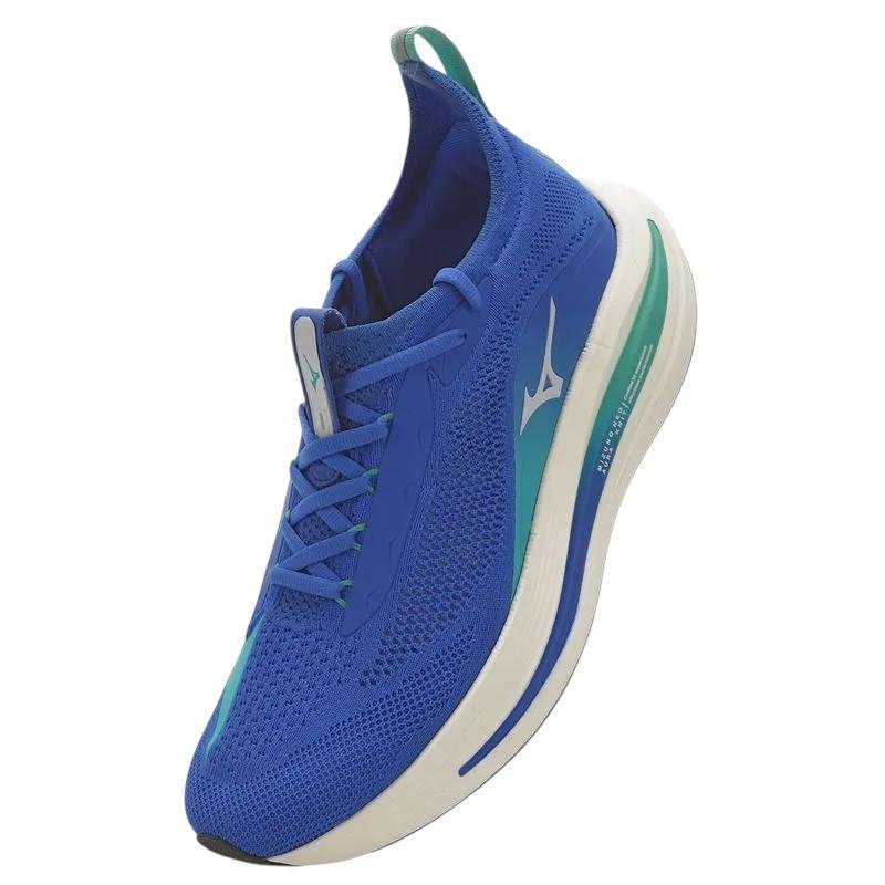 Tênis Mizuno Neo Aura Knit Azul/Verde 3