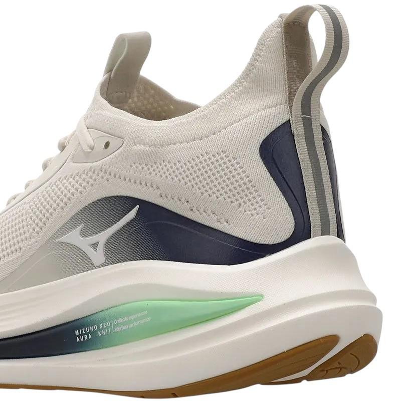 Tênis Mizuno Neo Aura Knit Branco/Azul 5