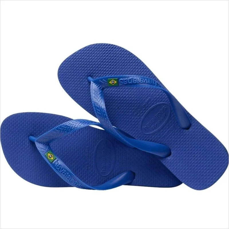 Chinelo Havaianas Brasil Logo Azul 2