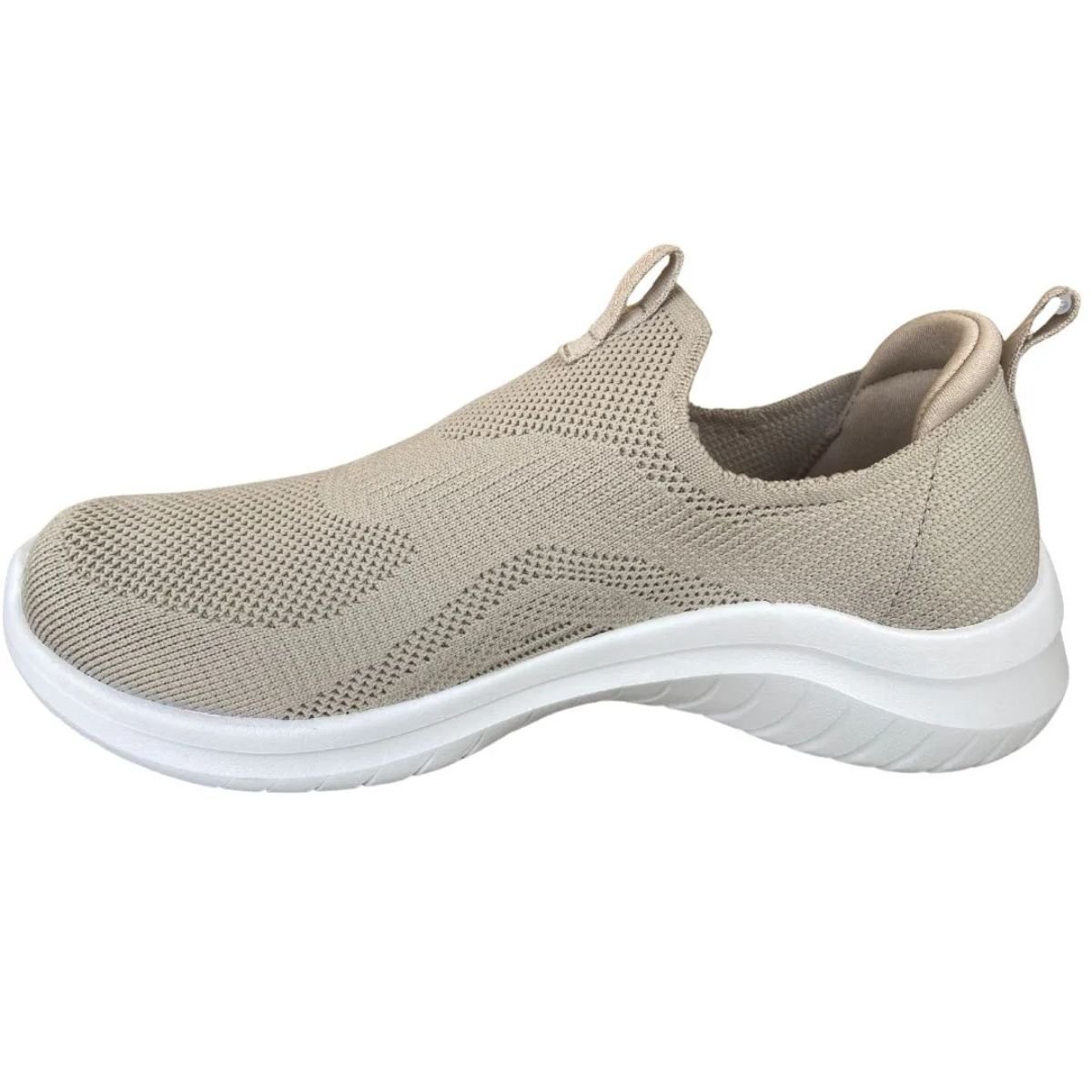 Tênis Casual Feminino Skechers Ultra Flex 2.0  896286B Bege Bege 4