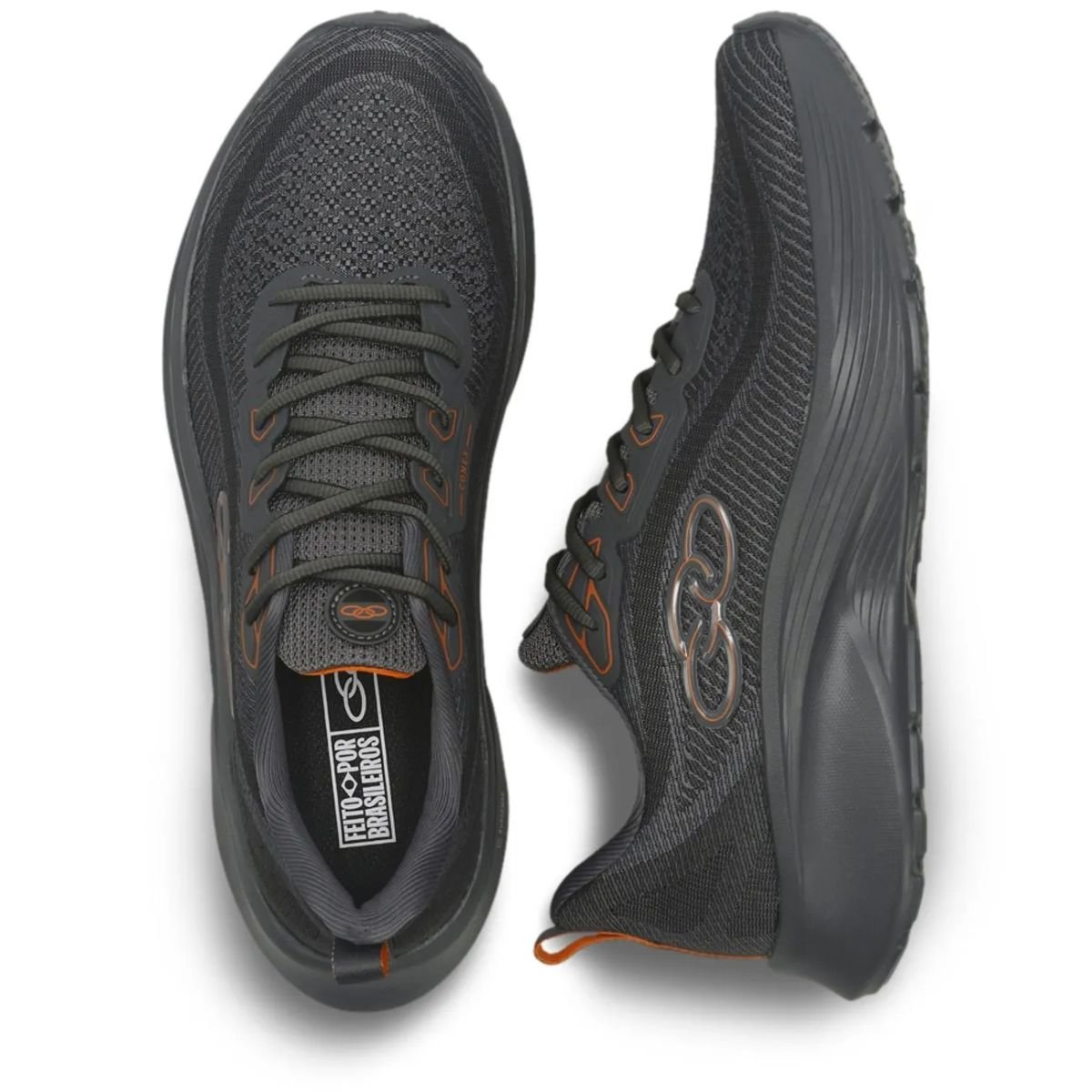 Tênis Esportivo Masculino Olympikus Conex Cinza Cinza 4