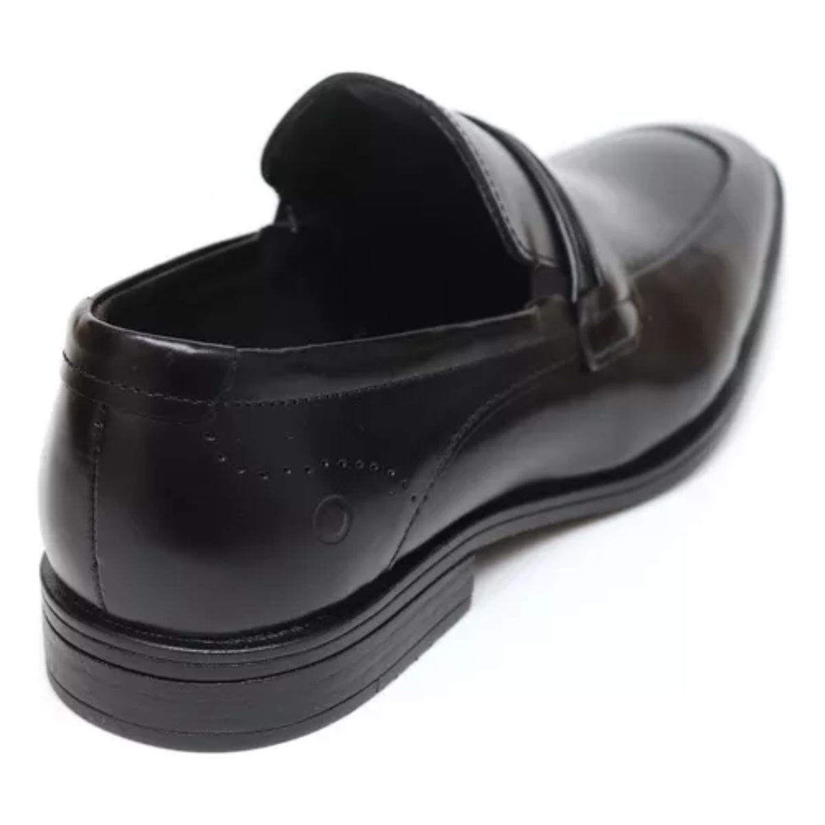 Sapato Social em Couro Masculino Democrata Metropolitan 055202P Preto Preto 5