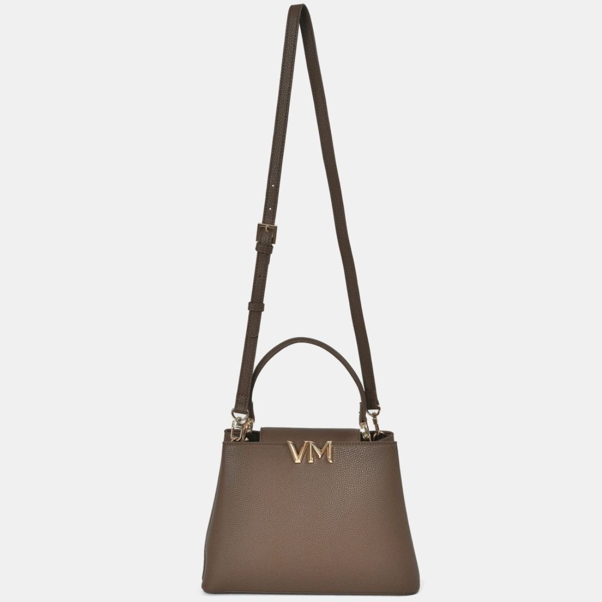 Bolsa Tote Feminina 3 Divisórias Via Marte B1-159 Marrom Cafe Marrom 3