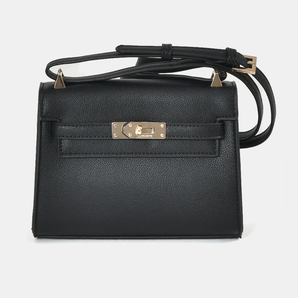 Bolsa Tote Feminina Via Marte B1-207 Preto Preto 1