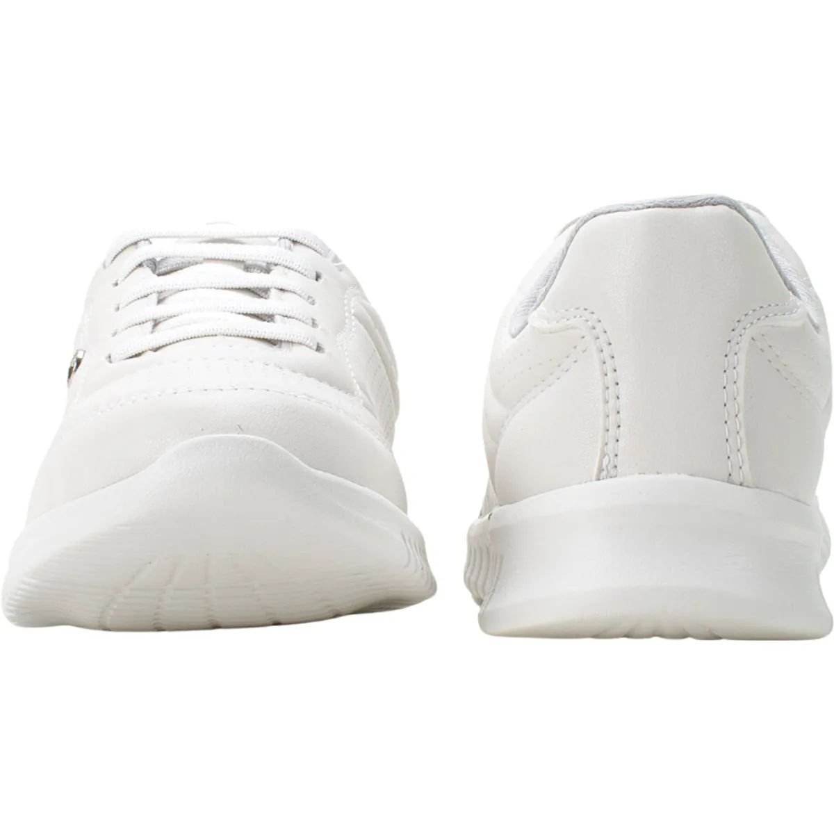 Tênis Feminino Casual Kolosh Calce Fácil Elástico Impulse+Evafit C4003 Branco Branco 4