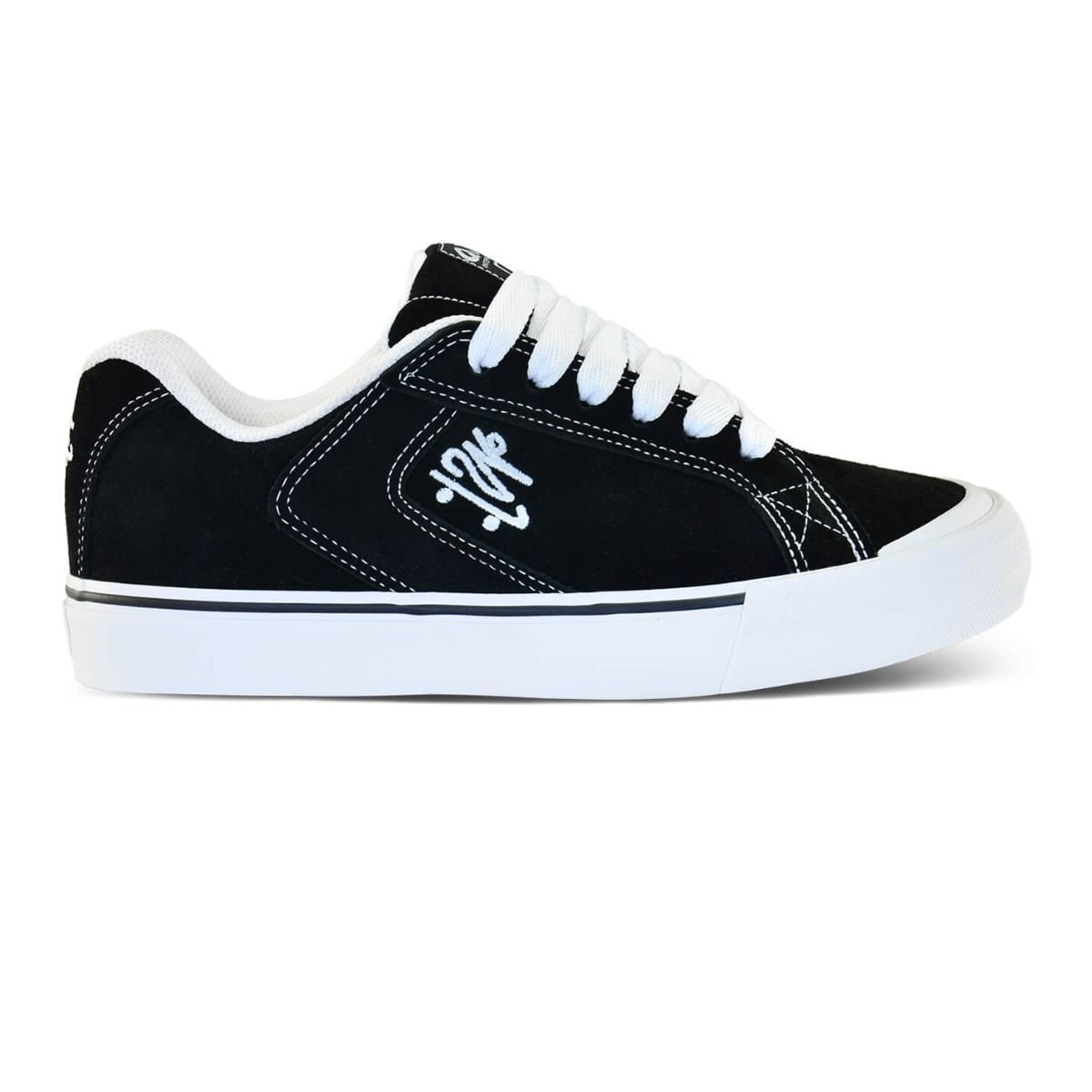 Tênis QIX Ninety Three 93 Vulcan 07 Camurça QXVU0048 Preto Preto