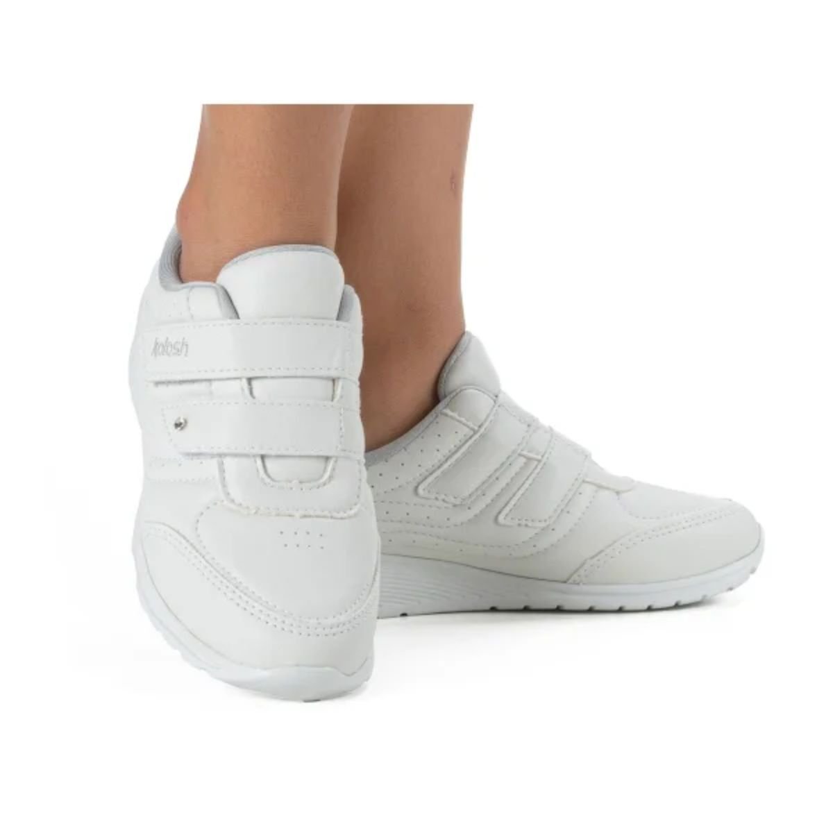 Tênis Casual Velcro Kolosh C2282A Branco Branco 5