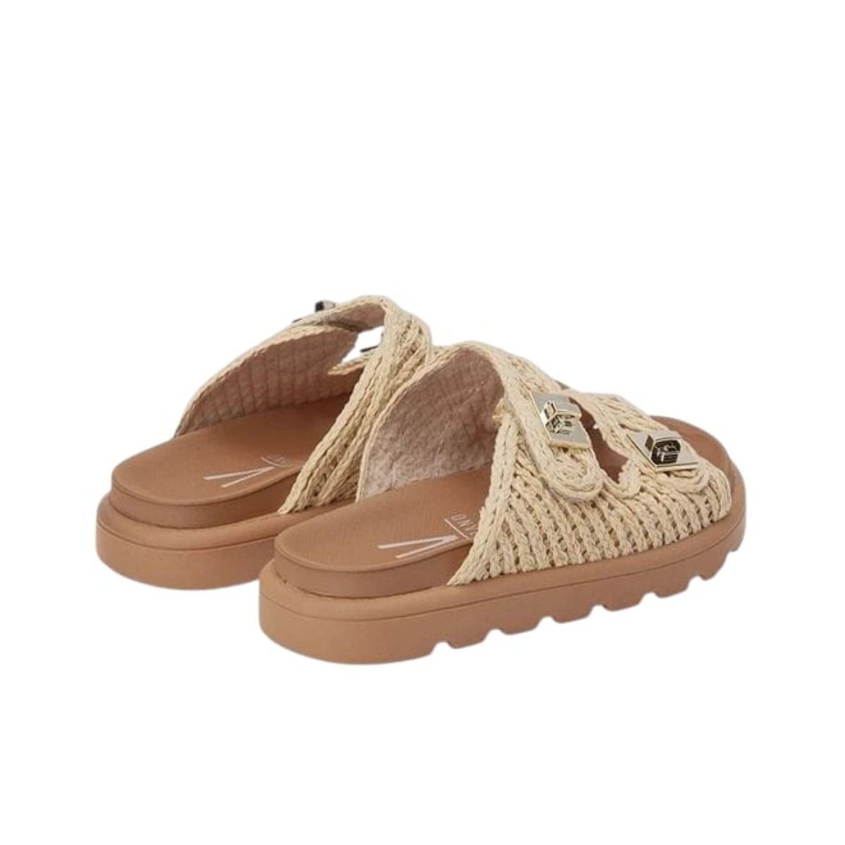 Sandália Papete Velcro Vizzano 6510119 Bege Bege 3