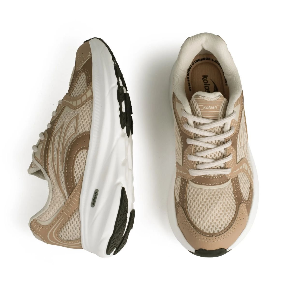 Tênis Athletic Esportivo Kolosh E0351 Marrom Marrom 5