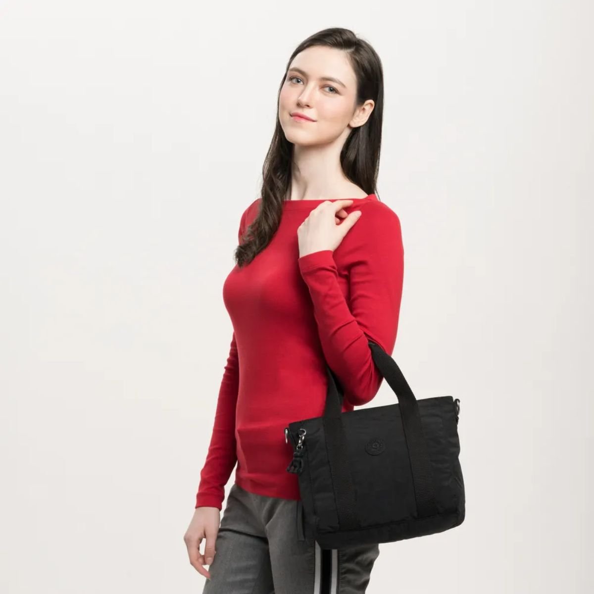 Bolsa Feminina Kipling Asseni Mini I7149P391 Preto Preto 5