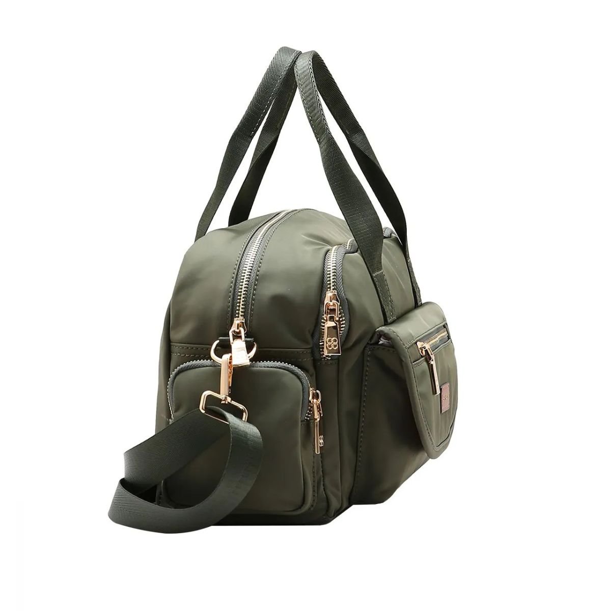 Bolsa Feminina Original Twill Nylon Mão Chenson 84943 Verde Verde 2