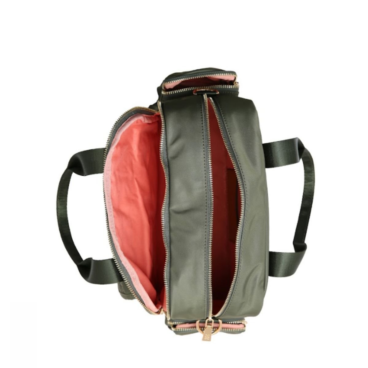 Bolsa Feminina Original Twill Nylon Mão Chenson 84943 Verde Verde 4