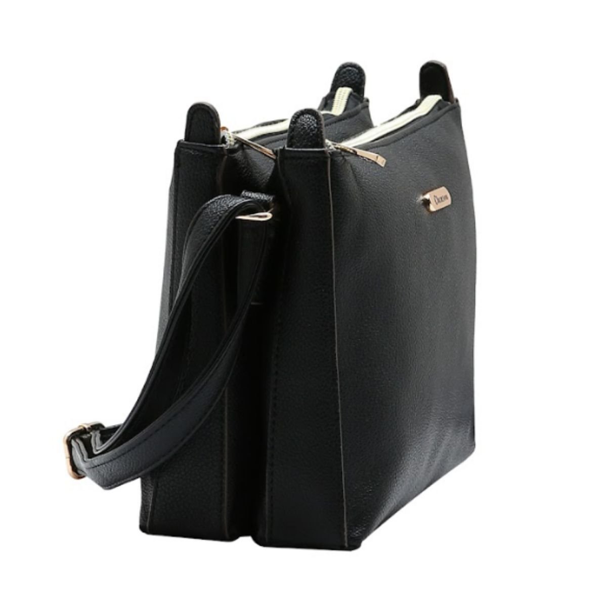 Bolsa Feminina Chenson Transversal 84924 Preto Preto 2