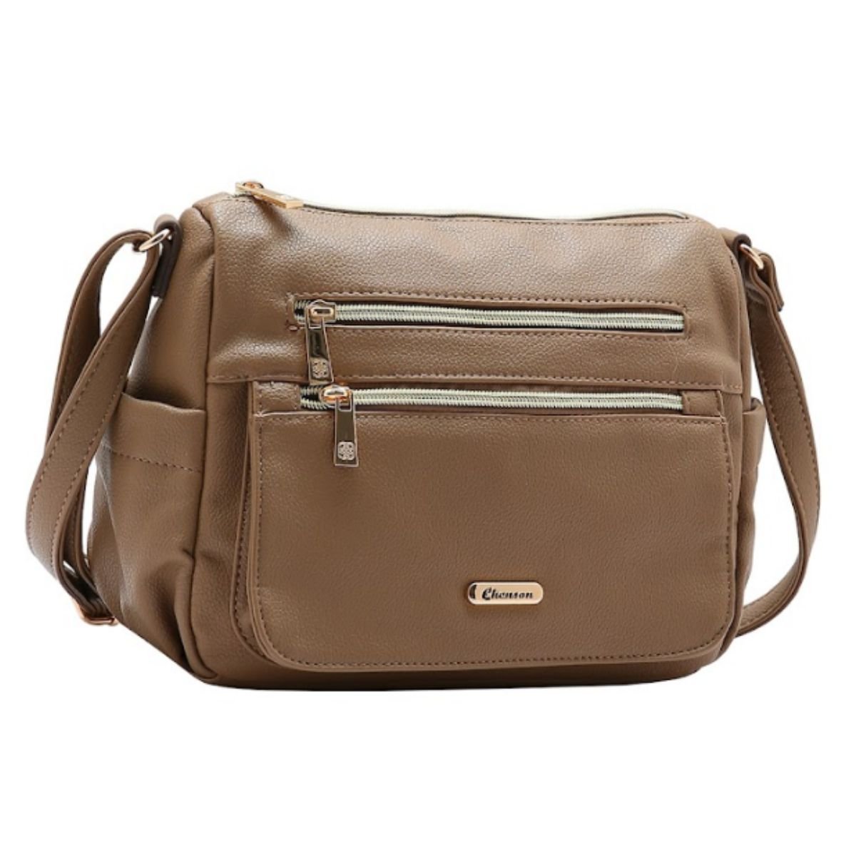 Bolsa Feminina Chenson Transversal 84921 Bege