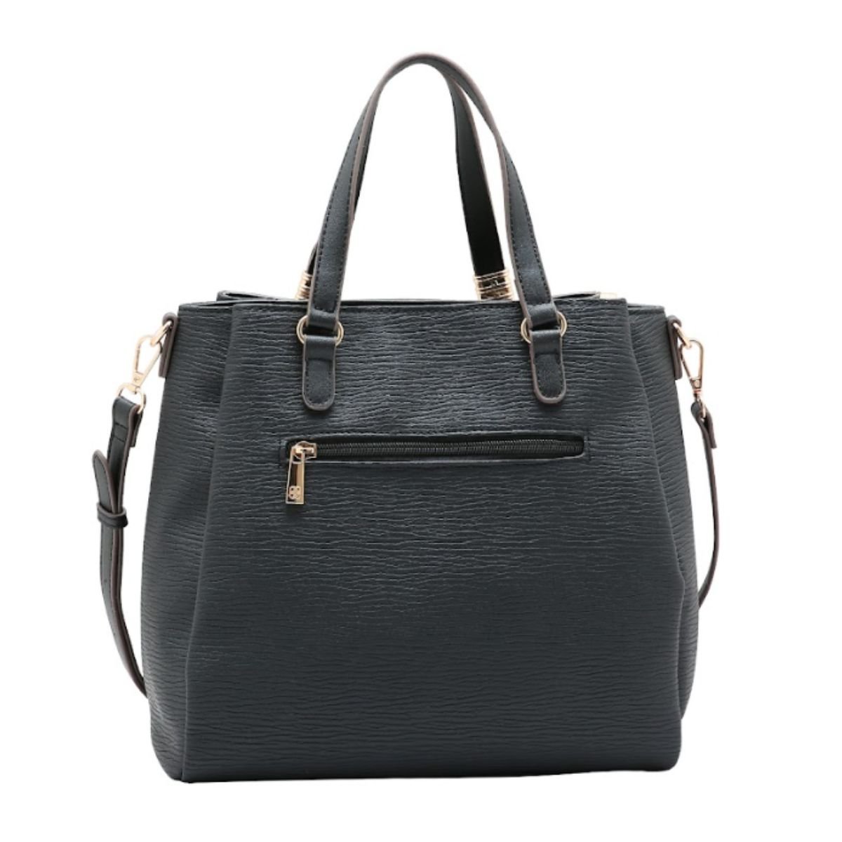 Bolsa Feminina Chenson Minimalista 85317 Preto Preto 3