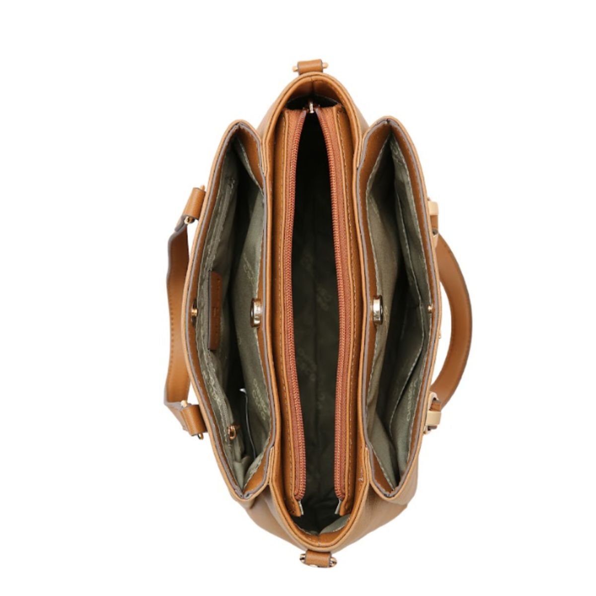 Bolsa Feminina Chenson Minimalista 85317 Marrom Marrom 4