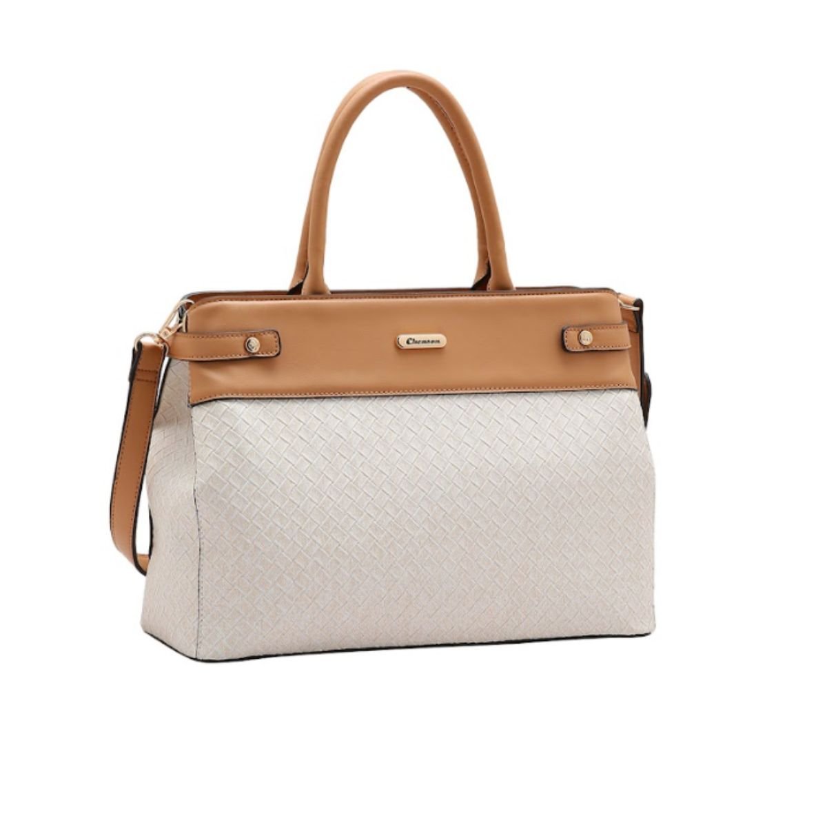 Bolsa Feminina Chenson Contrastes 85325 Bege