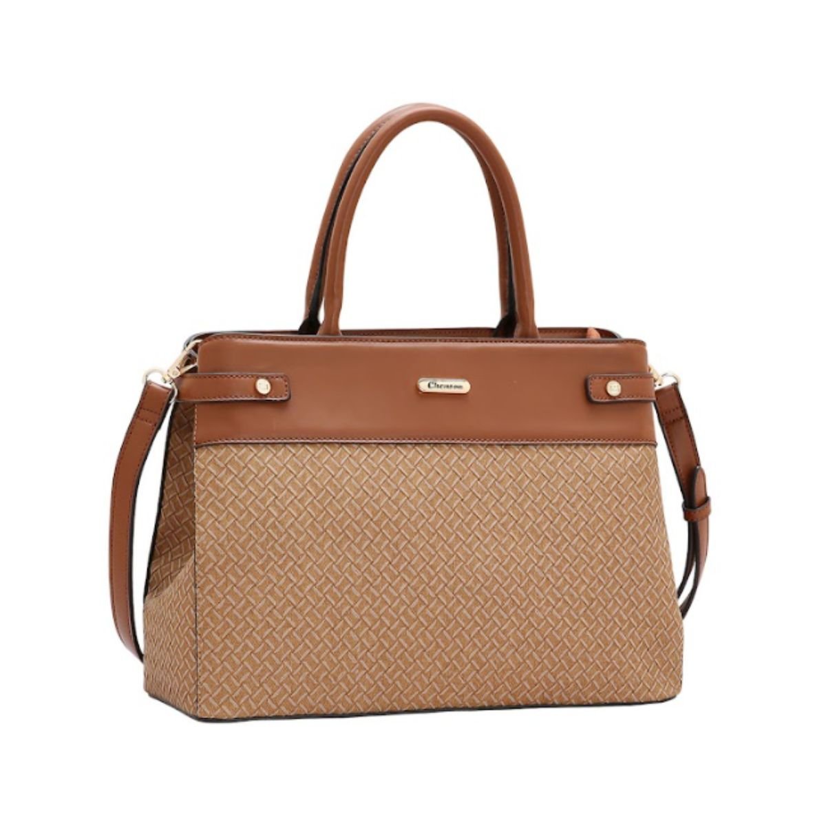 Bolsa Feminina Chenson Contraste 85325 Marrom
