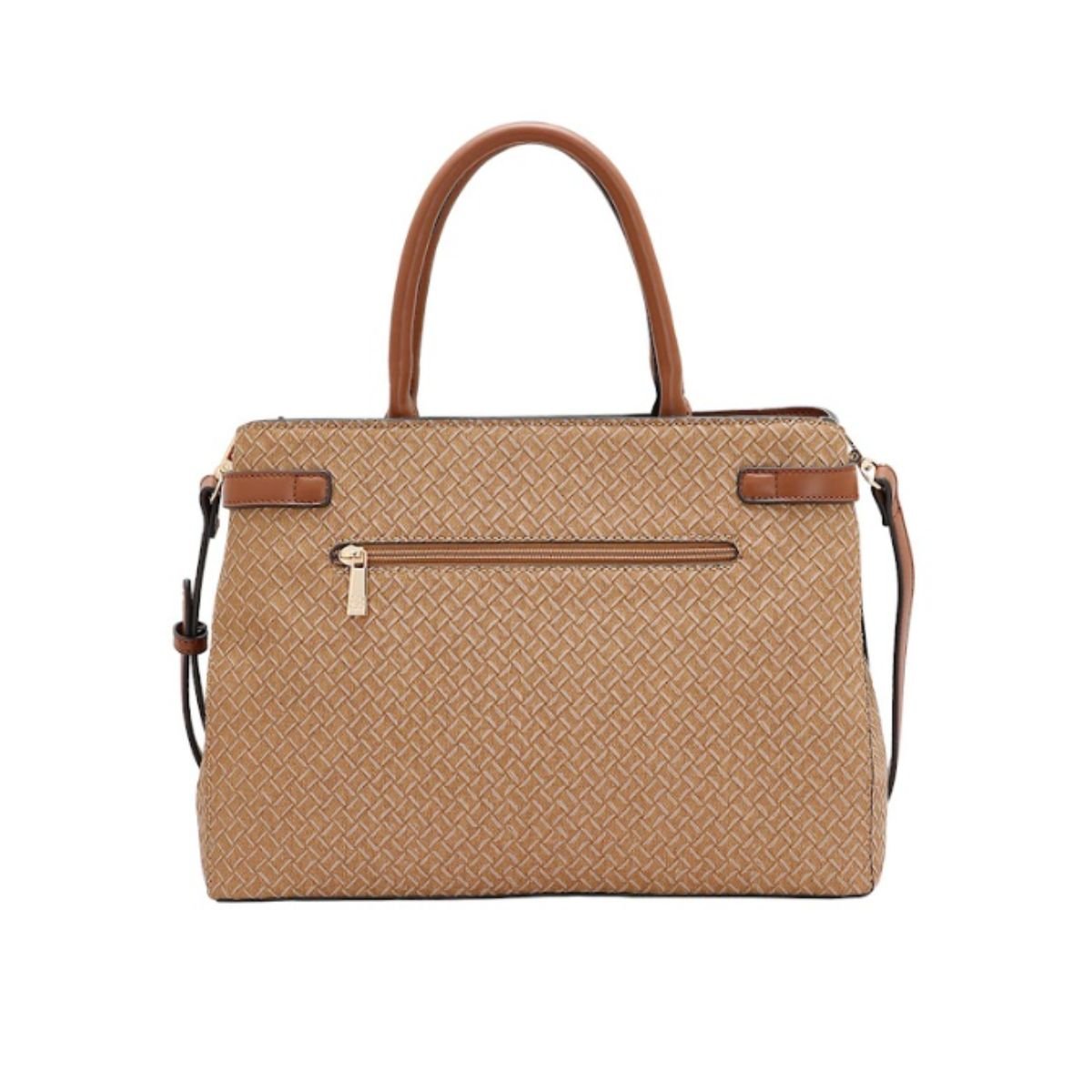 Bolsa Feminina Chenson Contraste 85325 Marrom Marrom 3