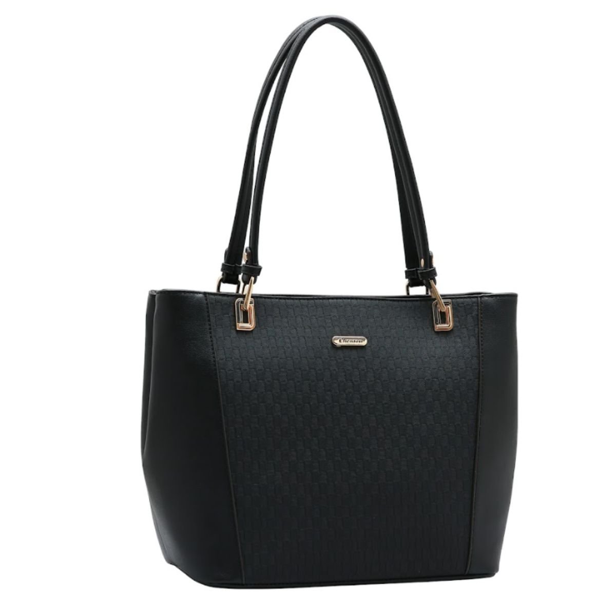 Bolsa Feminina Chenson Textura Chic 85302 Preto