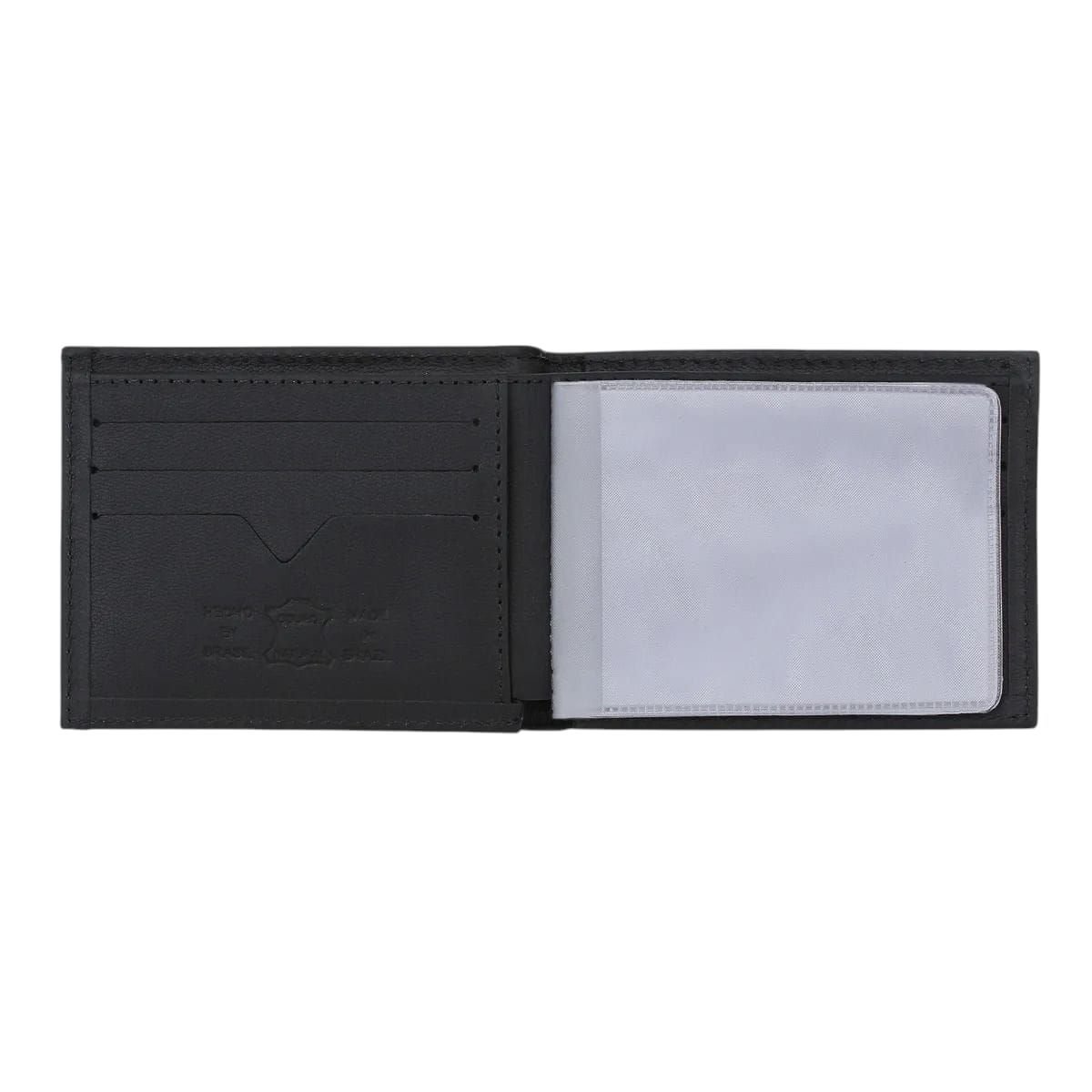 Carteira Masculina em Couro Ferracini CFB022A Preto Preto 2