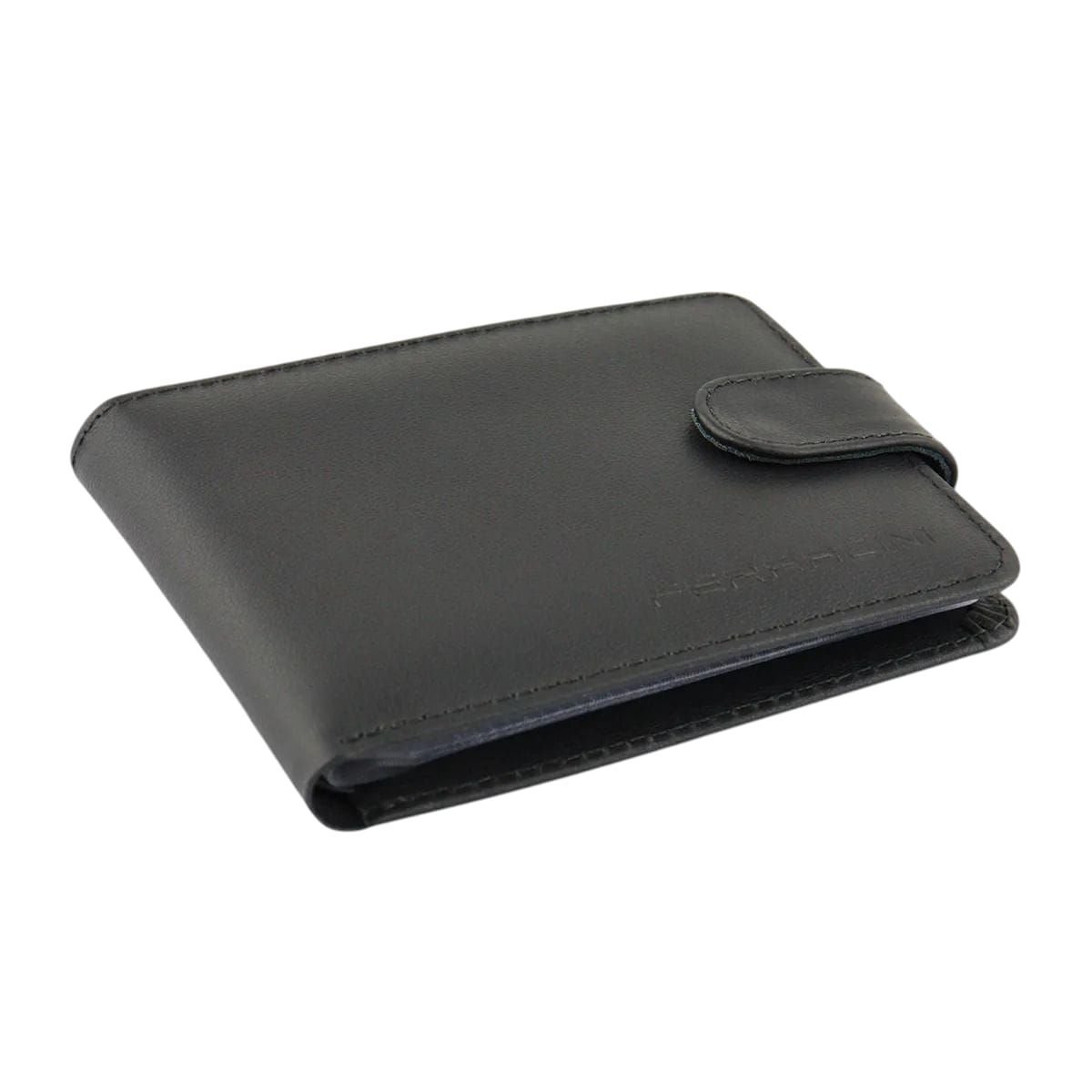 Carteira Masculina em Couro Ferracini CFB023A Preto